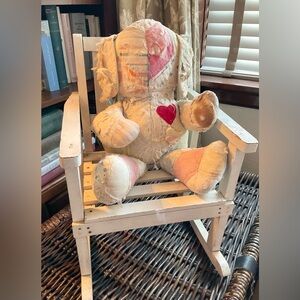 Vintage Patchwork Quilt Bear